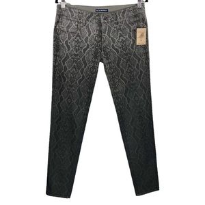 Cult of Individuality Ombré Snakeskin Print Teaser Skinny Jeans Size 29